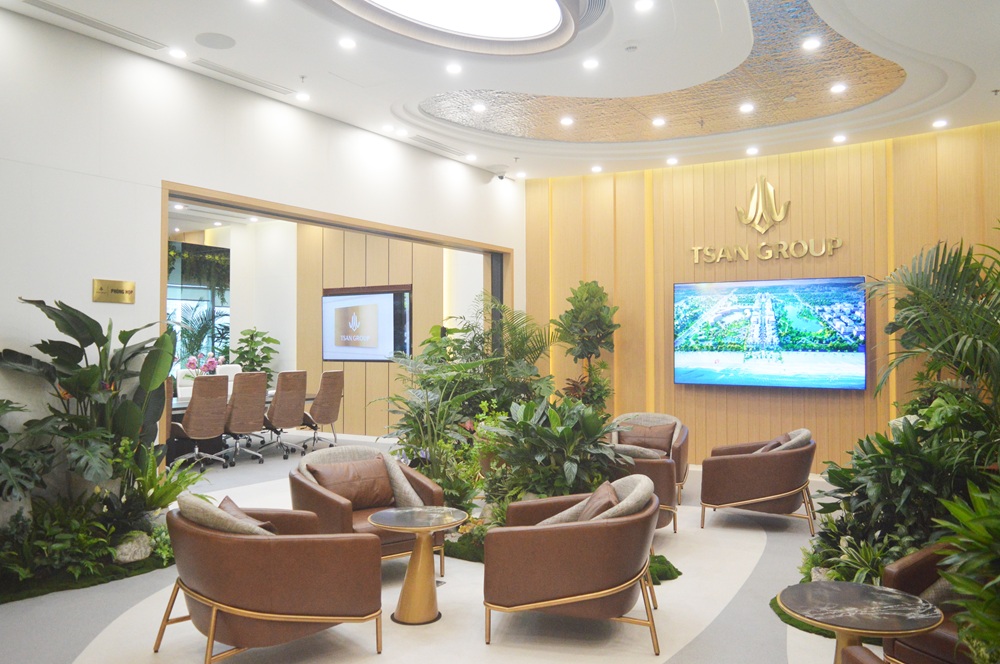 Tsan Group ra mắt Văn phòng mới: Không gian xanh, đẳng cấp và sáng tạo